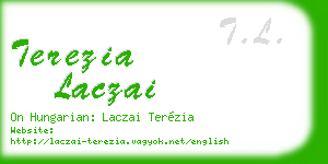 terezia laczai business card